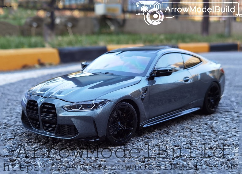 Picture of AeroModelBuild BMW M4 (Spot Gray) Two-Door Edition Built & Painted 1/18 Model Kit