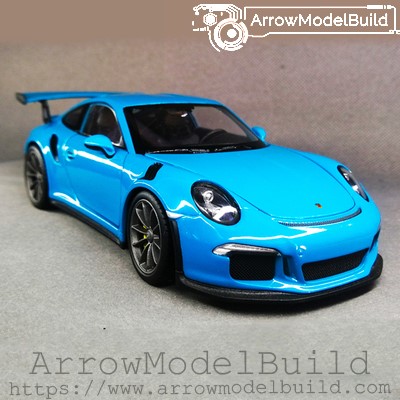 Picture of AeroModelBuild Porsche 911 GT3 (Miami Blue) Built & Painted 1/24 Model Kit