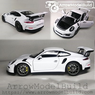 Picture of AeroModelBuild Porsche 911 GT3 RS (Plain White) Built & Painted 1/24 Model Kit