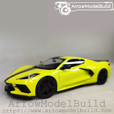 Picture of AeroModelBuild Chevrolet Corvette 2020 (Yellow) Built & Painted 1/24 Model Kit