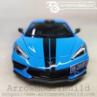 Picture of AeroModelBuild Chevrolet Corvette 2020 (Sky Blue) Built & Painted 1/24 Model Kit