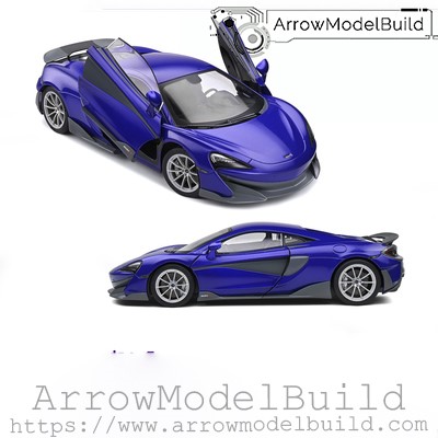 Picture of AeroModelBuild McLaren 600LT Custom Color (Lantan Purple) Built & Painted 1/18 Model Kit