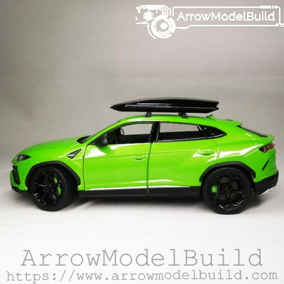 Picture of AeroModelBuild Lamborghini Urus Custom Color (Ithaca Green and Black) With Luggage Edition Built & Painted 1/24 Model Kit