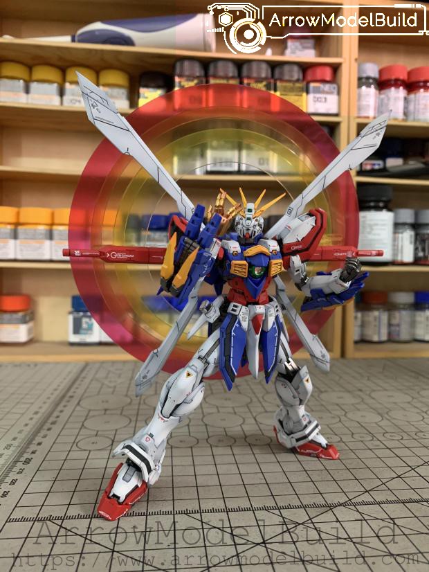 Picture of AeroModelBuild God Gundam (Shaping) Built & Painted RG 1/144 Model Kit