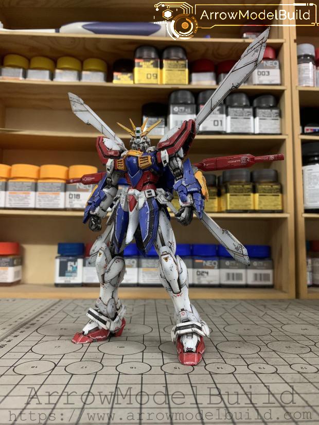 Picture of AeroModelBuild God Gundam (Shadow Aging) Built & Painted RG 1/144 Model Kit