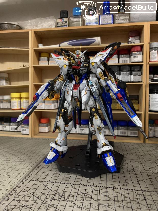 Picture of AeroModelBuild Strike Freedom Gundam (Metal Color) Built & Painted MGEX 1/100 Model Kit