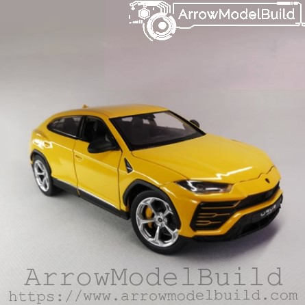 Picture of AeroModelBuild Lamborghini Urus Custom Color (Yellow) Built & Painted 1/24 Model Kit