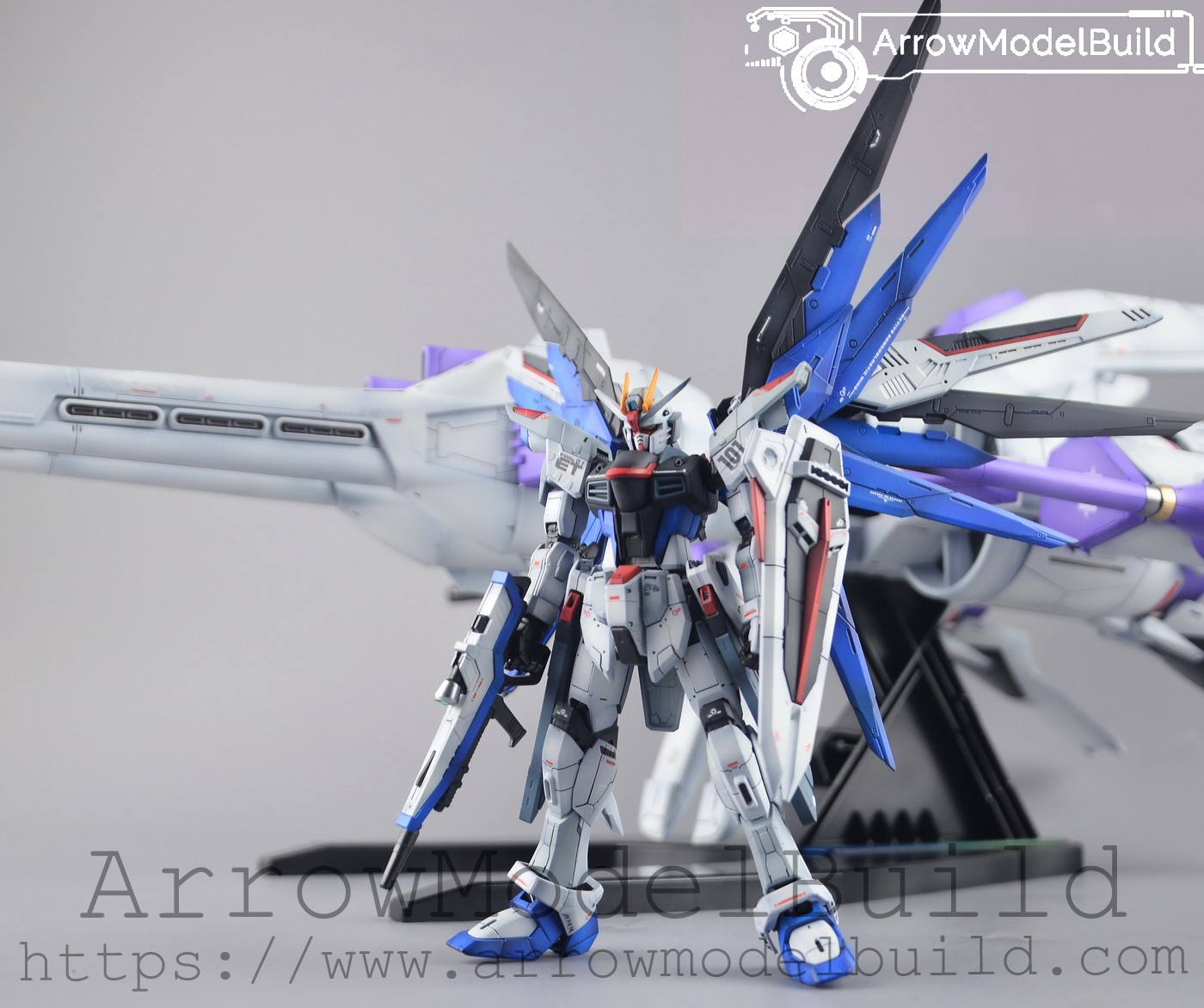 Picture of AeroModelBuild Freedom with Meteor Built & Painted RG 1/144 Model Kit