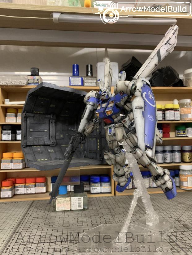 Picture of AeroModelBuild Gundam GP04 (Shadow Aging) Built & Painted RE 1/100 Model Kit