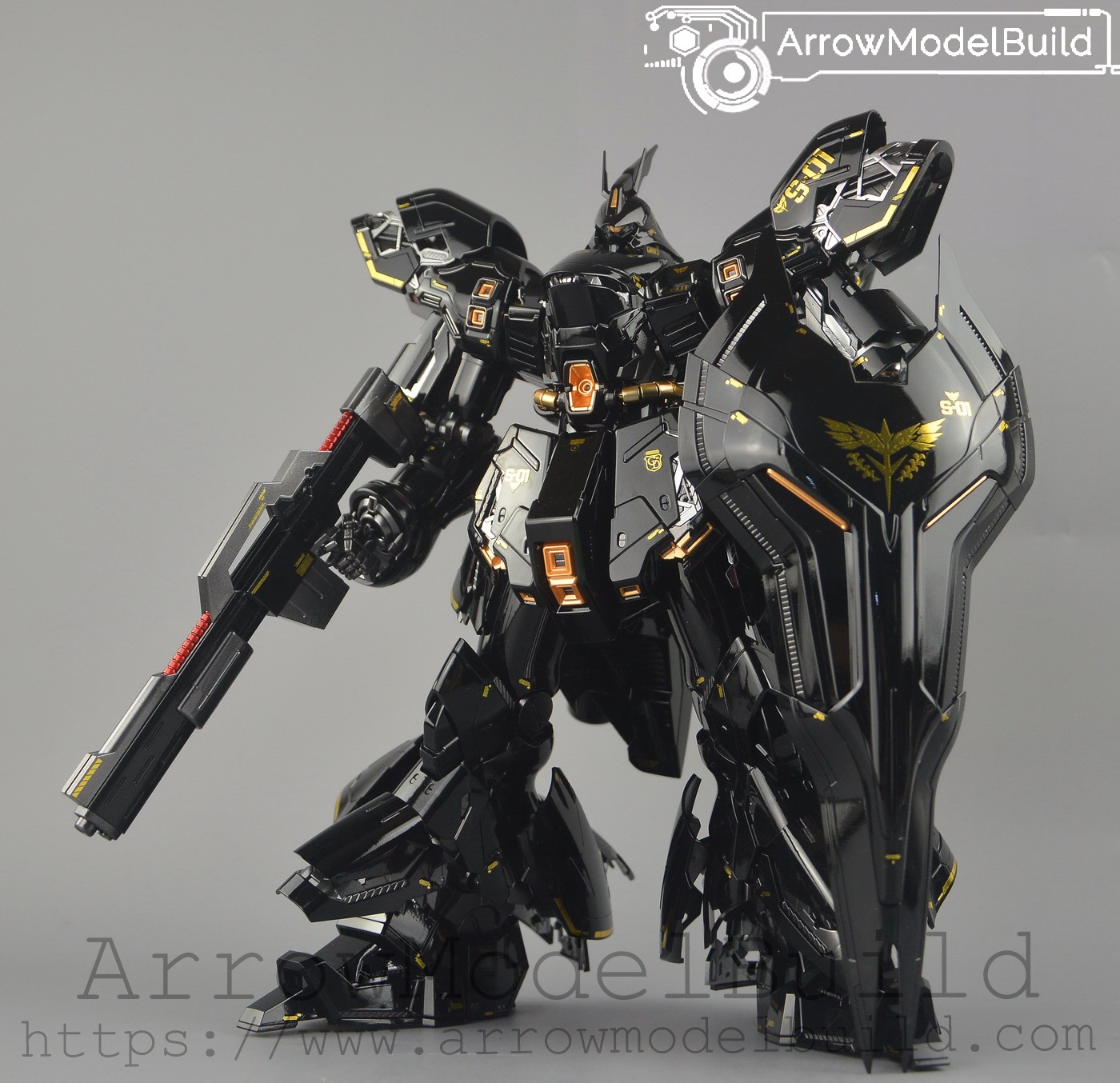 Picture of AeroModelBuild Sazabi Gundam (Custom Black) Built & Painted MG 1/100 Model Kit