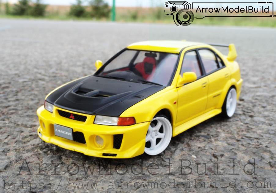 Picture of AeroModelBuild Mitsubishi Lancer Evolution V Built & Painted 1/24 Model Kit