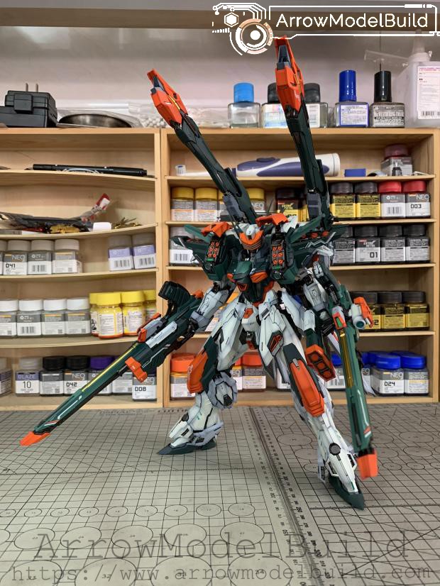 Picture of AeroModelBuild Verde Buster Gundam Built & Painted 1/100 Resin Model Kit