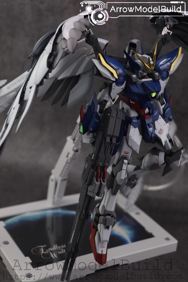 Picture of AeroModelBuild Wing Gundam (Shaping with Stands) Built & Painted MG 1/100 Model Kit