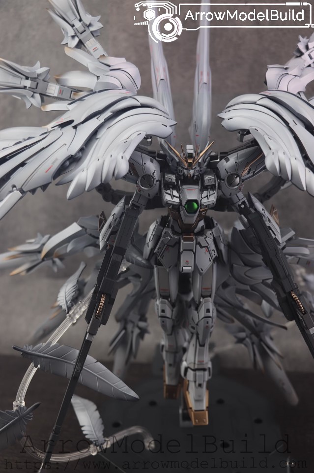 Picture of AeroModelBuild Wing Gundam White Snow Built & Painted 1/100 Model Kit