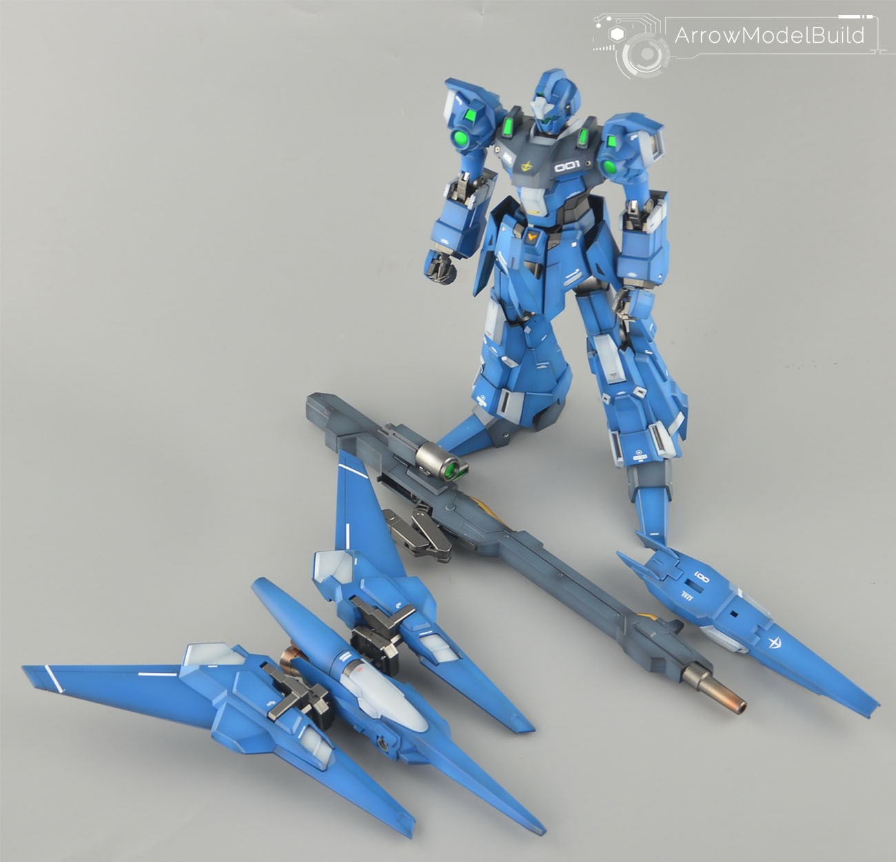 Picture of AeroModelBuild Rezel Commander Built & Painted MG 1/100 Model Kit