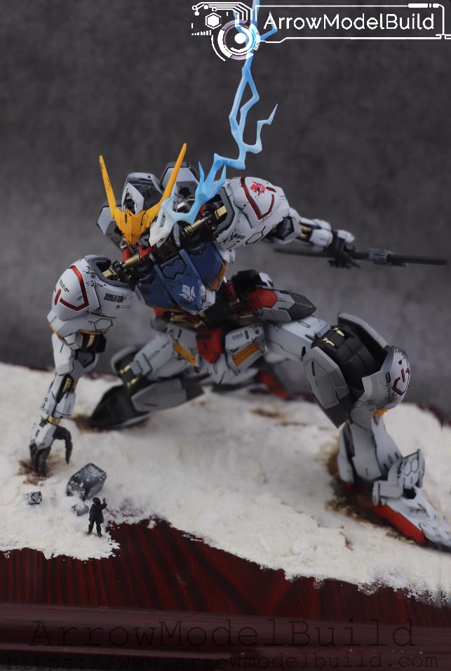 Picture of AeroModelBuild Gundam Barbatos (Snow Scene) Built & Painted MG 1/100 Model Kit