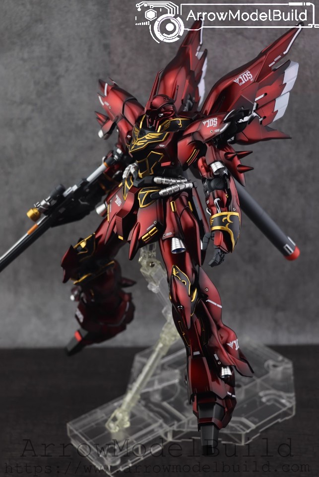 Picture of AeroModelBuild Sinanju (Heavy Shaping) Gundam Built & Painted MG 1/100 Model Kit