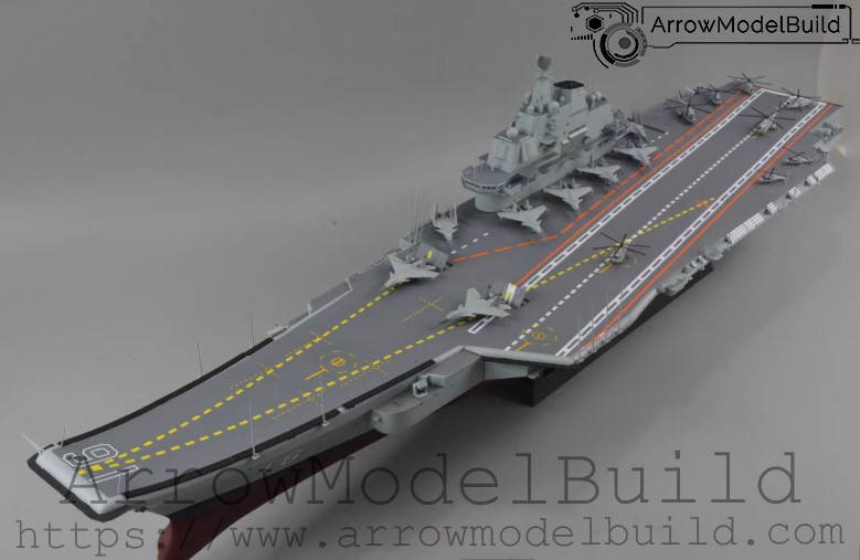 Picture of AeroModelBuild Aircraft Carrier Built & Painted 1/35 Model Kit