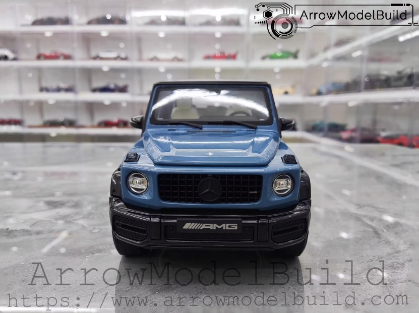 Picture of AeroModelBuild Mercedes Benz AMG G63 (Brilliant Blue) Built & Painted 1/18 Model Kit