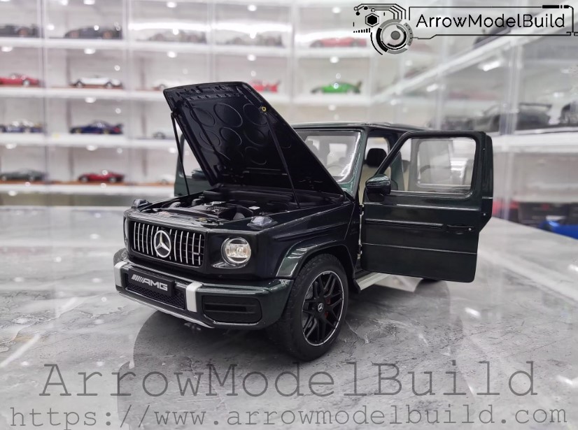 Picture of AeroModelBuild Mercedes Benz AMG G63 (Metallic Green) Built & Painted 1/18 Model Kit
