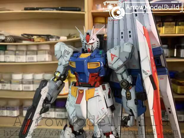 Picture of AeroModelBuild Nu Gundam (RX782 Painting) Built & Painted MG 1/100 Model Kit
