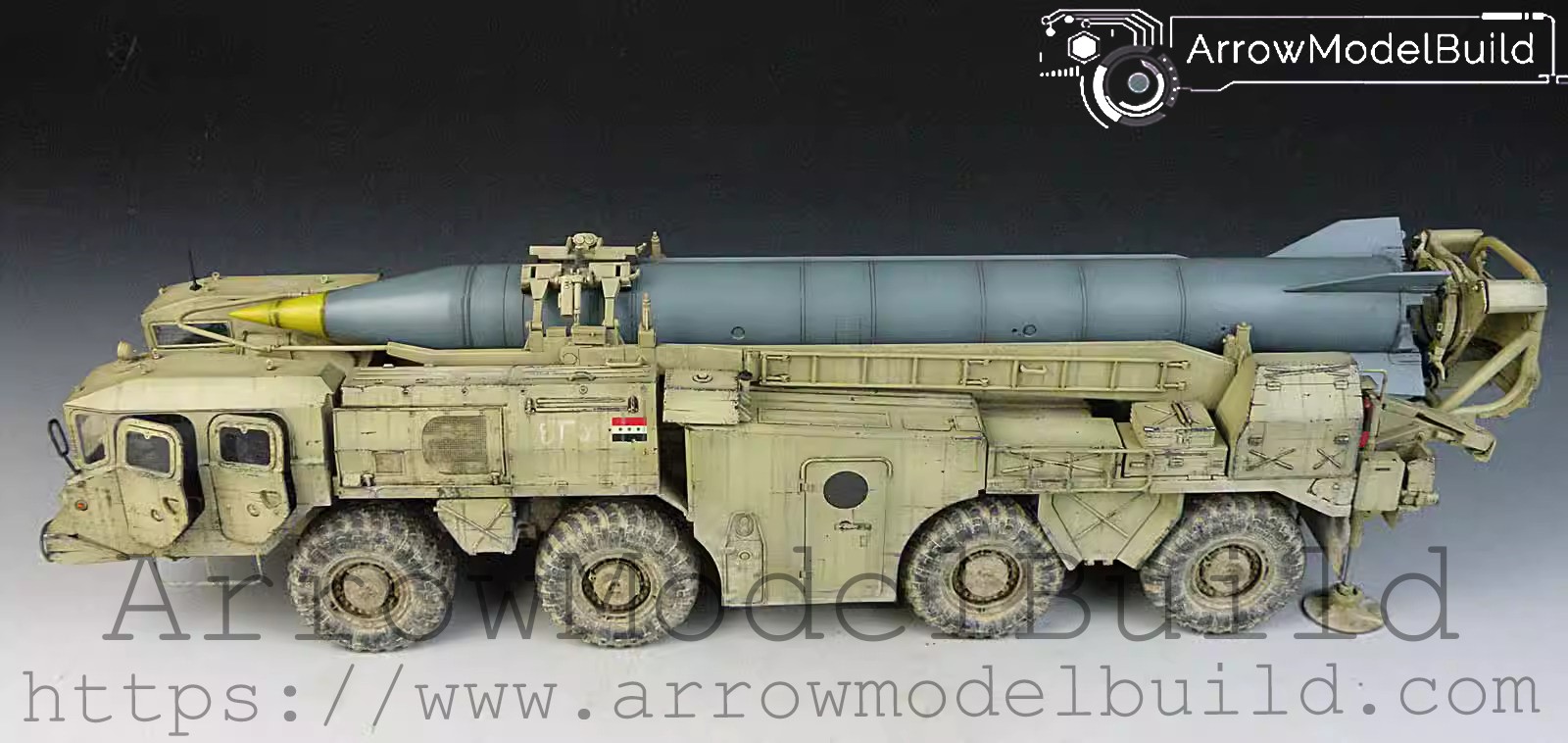 Picture of AeroModelBuild Scud Missile Vehicle Built & Painted 1/35 Model Kit