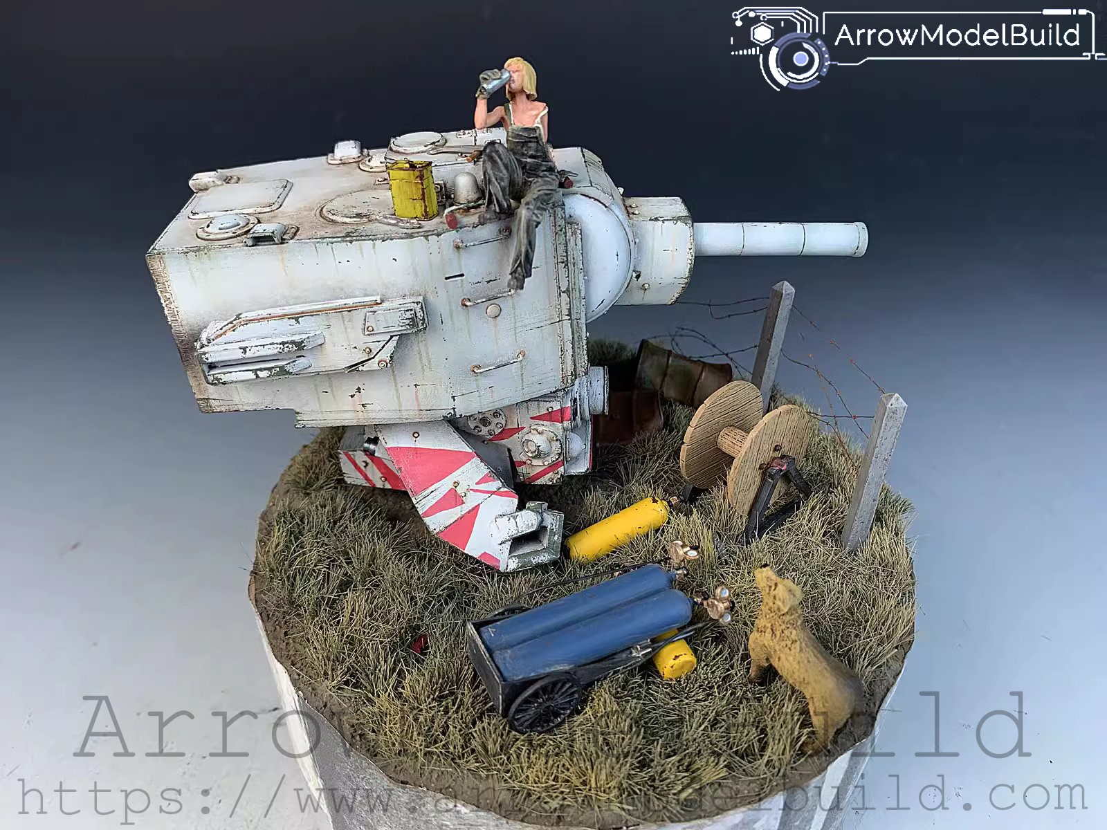 Picture of AeroModelBuild KV2 Tank Vehicle Built & Painted 1/35 Model Kit
