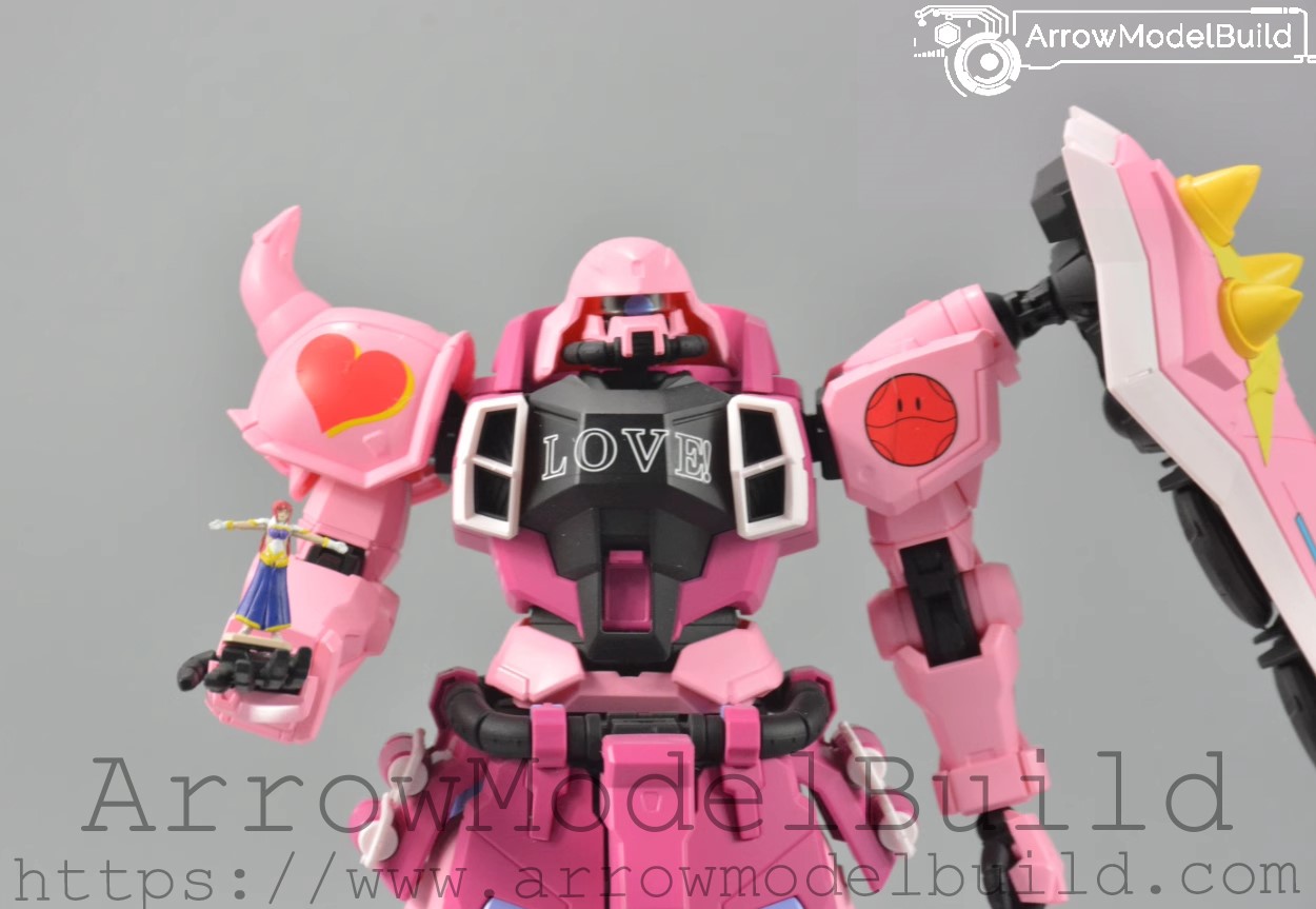 Picture of AeroModelBuild Zaku Warrior (Limited Pink Edition) Built & Painted MG 1/100 Model Kit