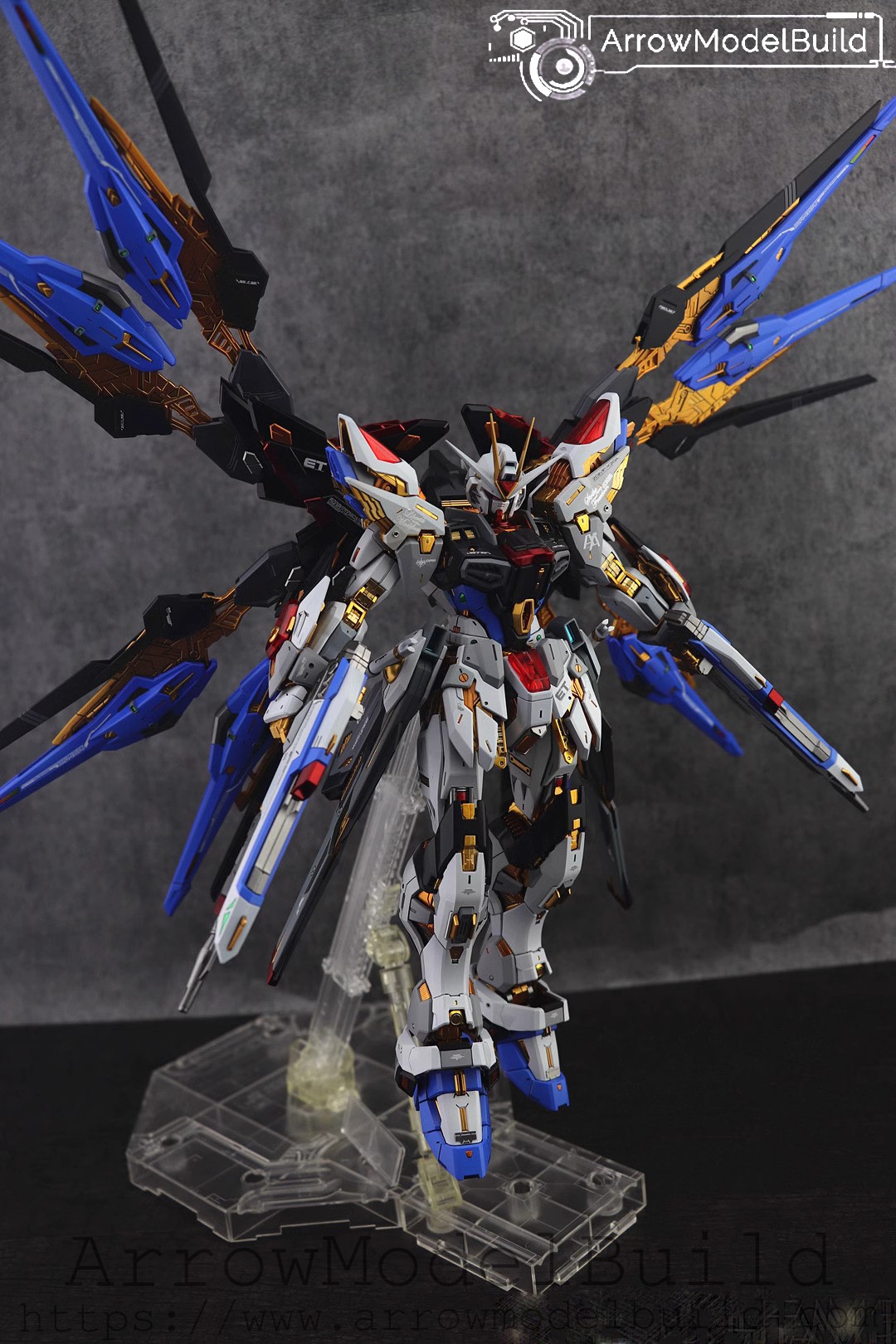 Picture of AeroModelBuild Strike Freedom (Heavy Shaping) Gundam Built & Painted MGEX 1/100 Model Kit