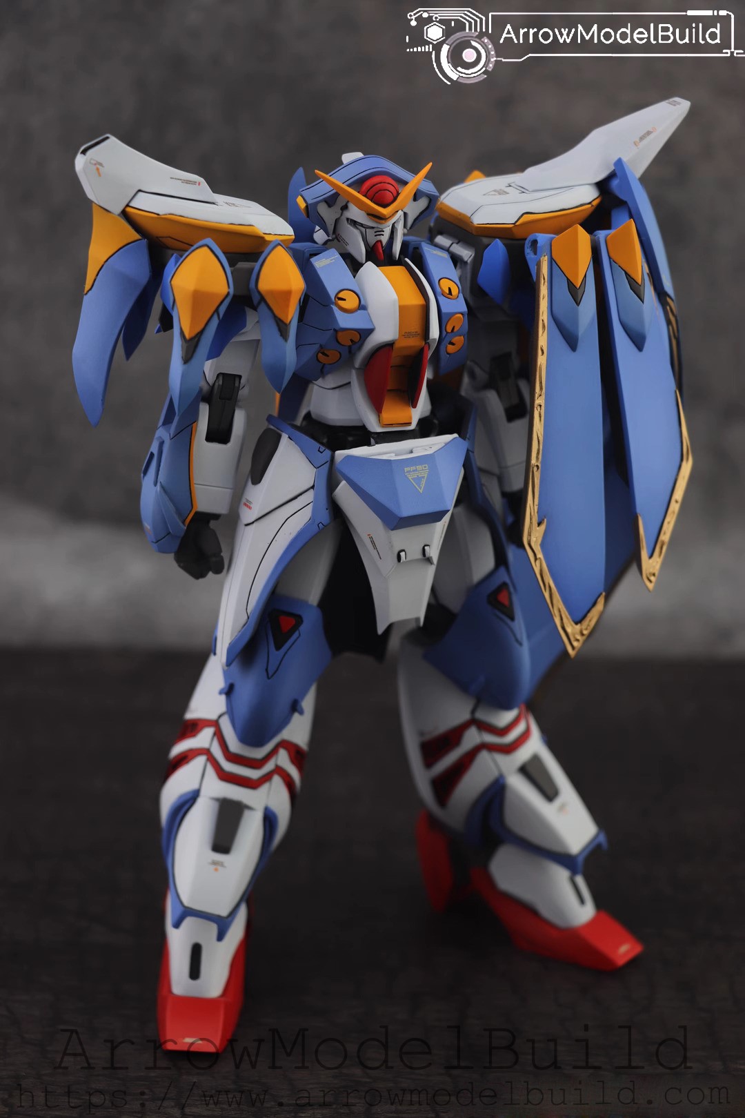 Picture of AeroModelBuild Gundam Rose Fighter Edition Built & Painted 1/100 Resin Model Kit