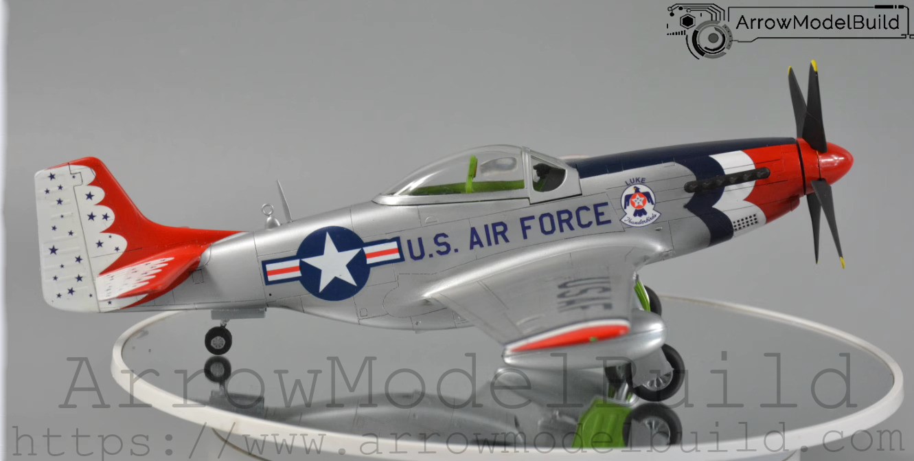 Picture of AeroModelBuild P-51 Mustang Fighter Built & Painted 1/48 Model Kit