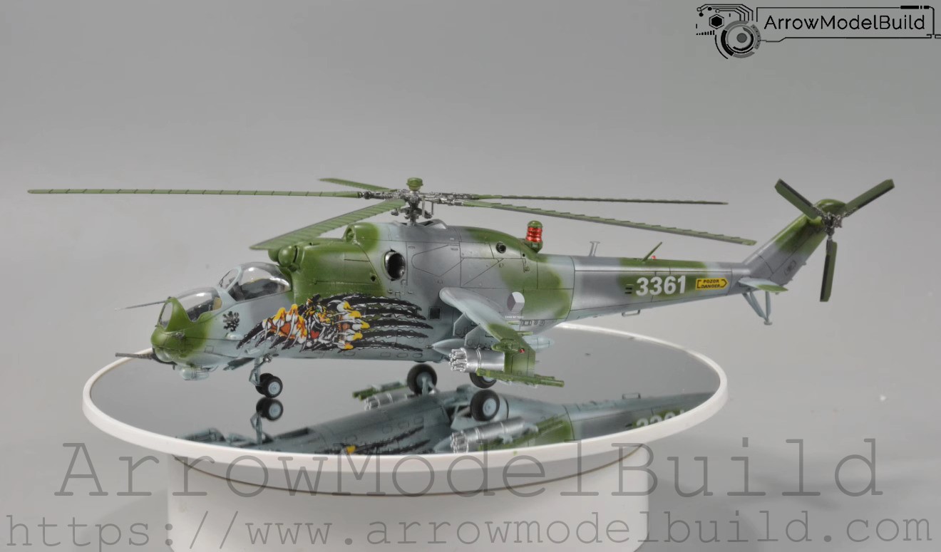 Picture of AeroModelBuild Mi-24v Hind Armed Helicopter Built & Painted 1/72 Model Kit