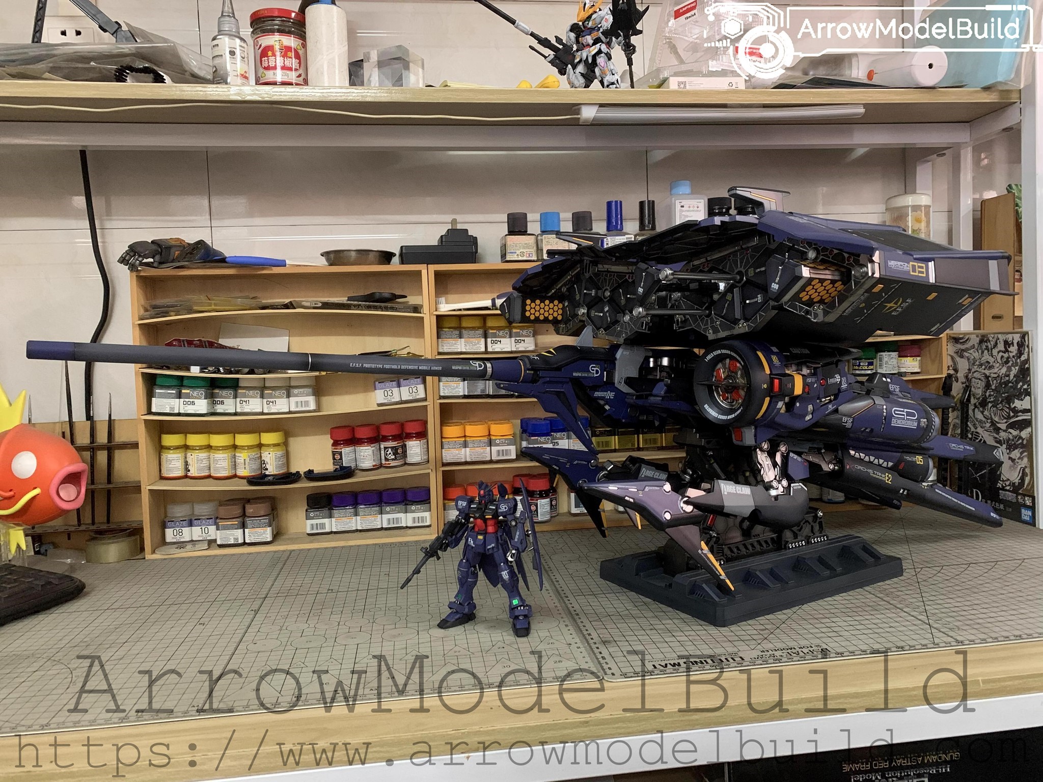 Picture of AeroModelBuild GP03 (Titans Color Ver) Built & Painted HG 1/144 Model Kit