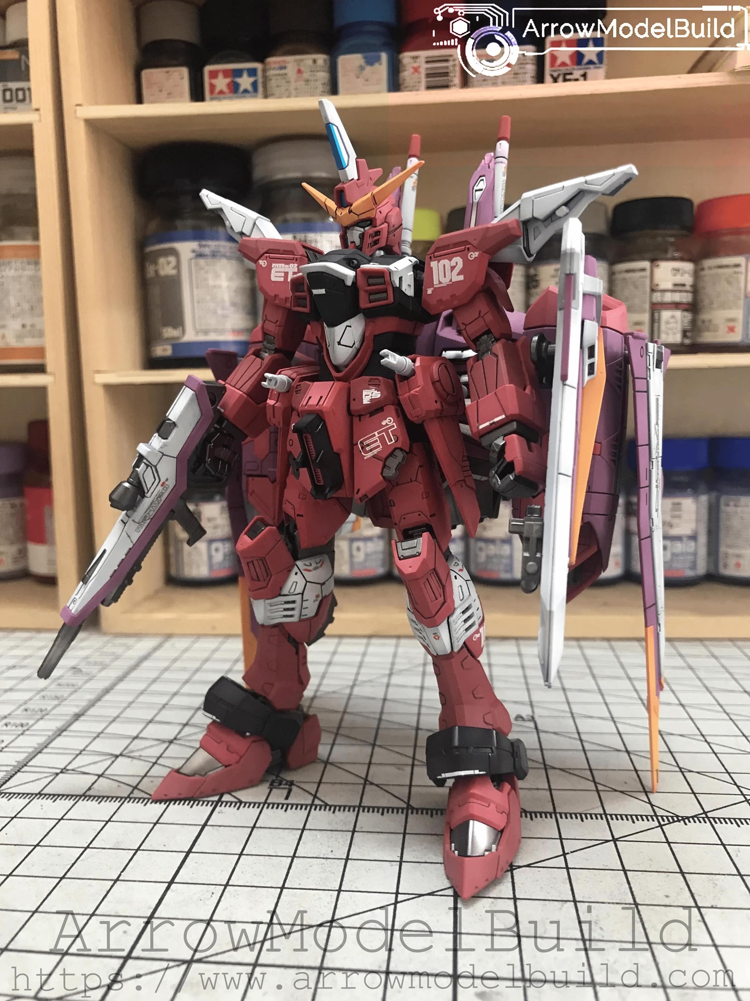 Picture of AeroModelBuild Justice Gundam (Shaping) Built & Painted RG 1/100 Model Kit