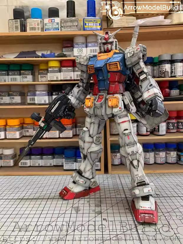 Picture of AeroModelBuild Gundam RX-78-2 (Shaping) Built & Painted PG 1/60 Model Kit