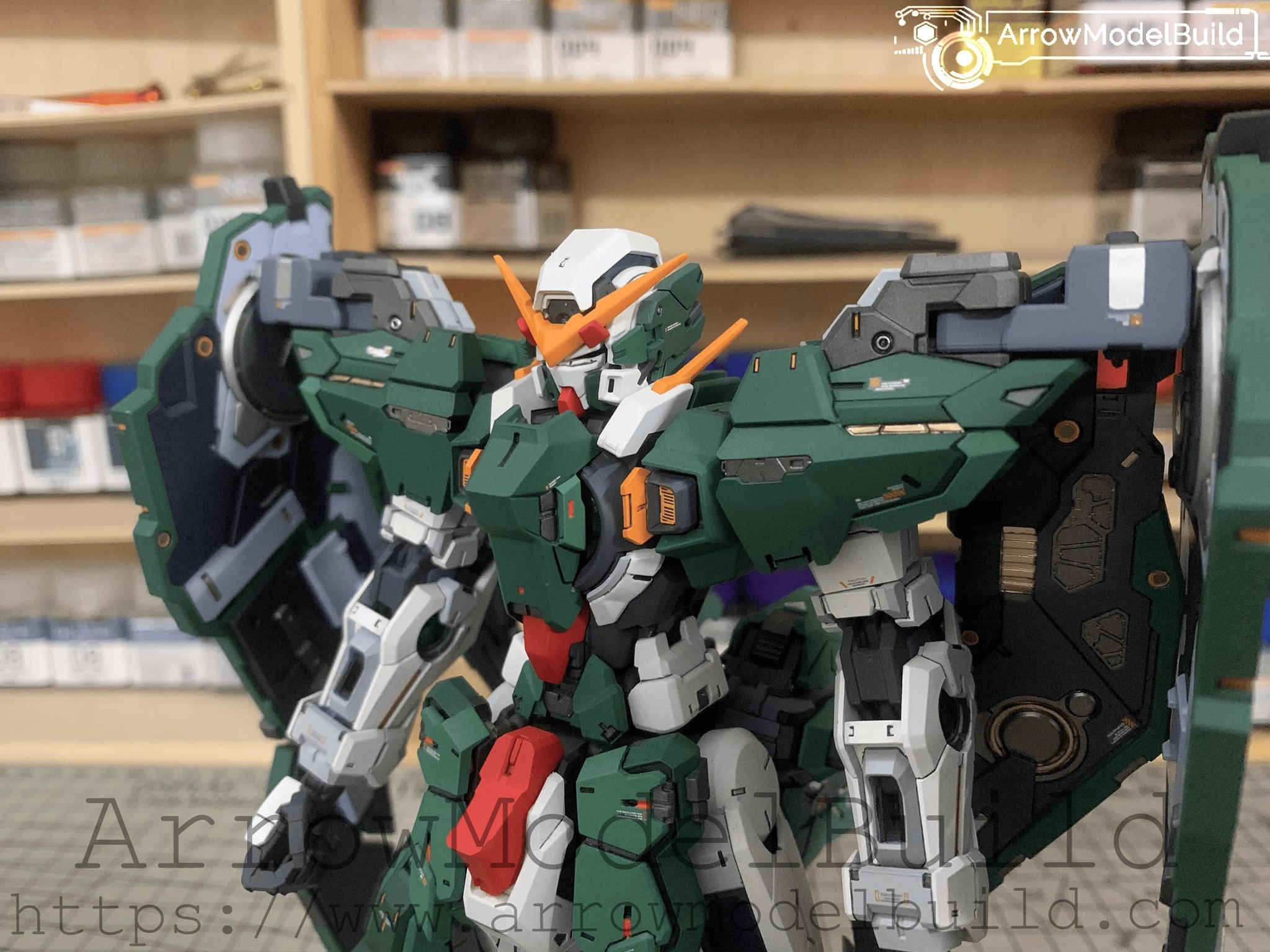 Picture of AeroModelBuild Dynames Gundam Built & Painted MG 1/100 Resin Model Kit