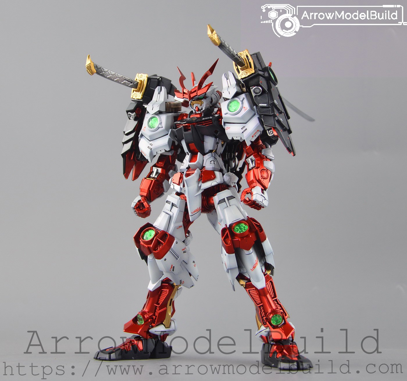Picture of AeroModelBuild Sengoku Astray Gundam Built & Painted MG 1/100 Model Kit