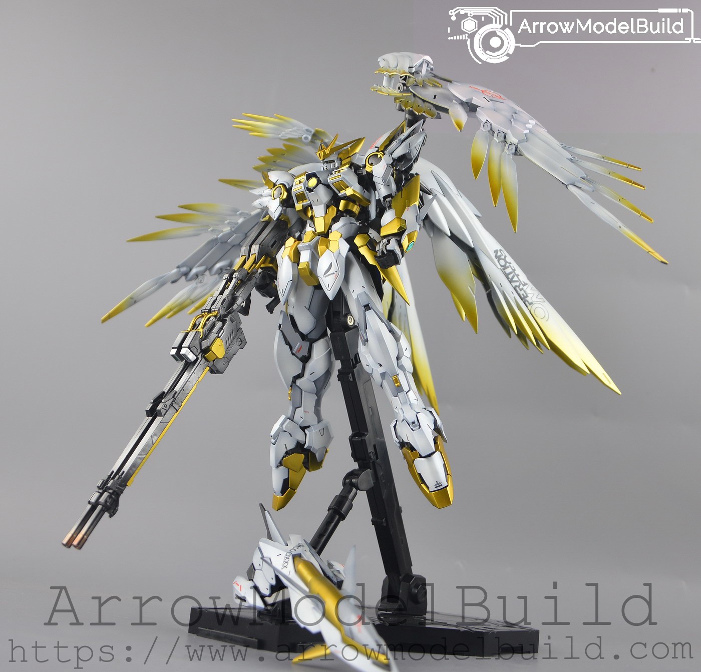 Picture of AeroModelBuild Wing Gundam Zero EW (Ver. Ka) 2.0 Built & Painted HIRM 1/100 Model Kit