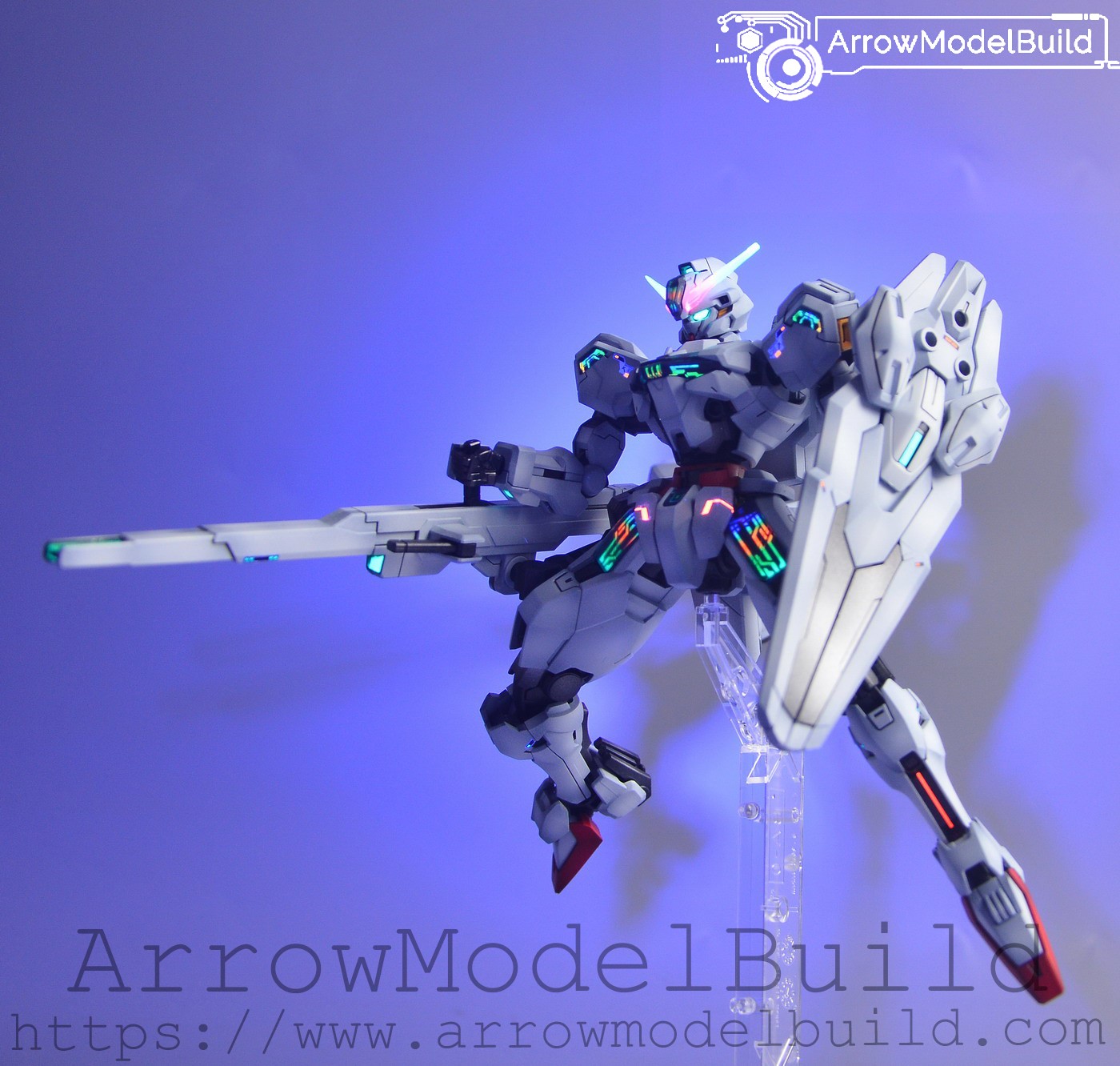 Picture of AeroModelBuild Calibarn Gundam Built & Painted HG 1/144 Model Kit