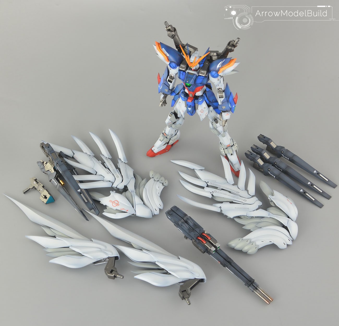 Picture of AeroModelBuild Wing Zero Custom EW with Drei Zwerg Built & Painted MG 1/100 Model Kit