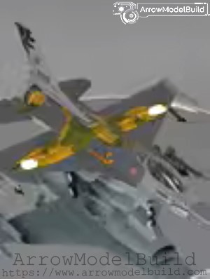 Picture of AeroModelBuild F-16 Anti-War Flying Tiger Spirit Fighter Jet Built & Painted 1/72 Model Kit
