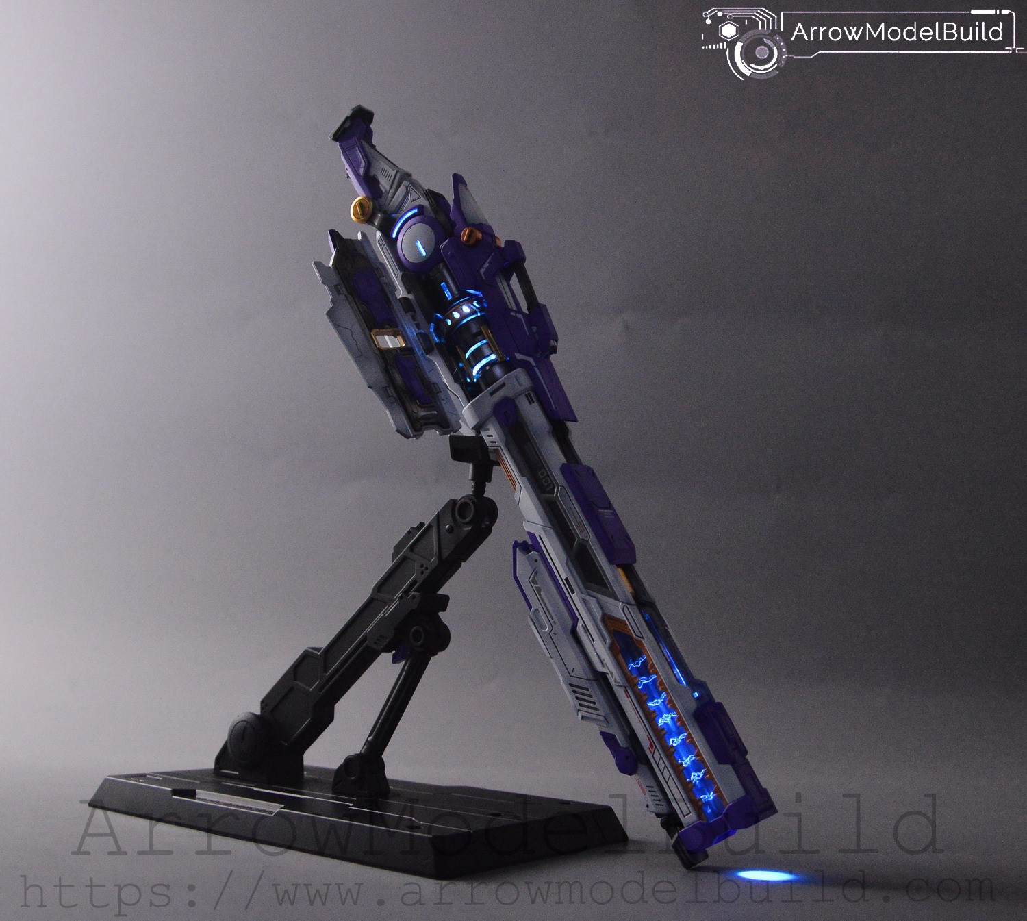 Picture of AeroModelBuild Hyper Mega Bazooka Launcher for Hi-Nu Gundam Built & Painted 1/100 Model Kit