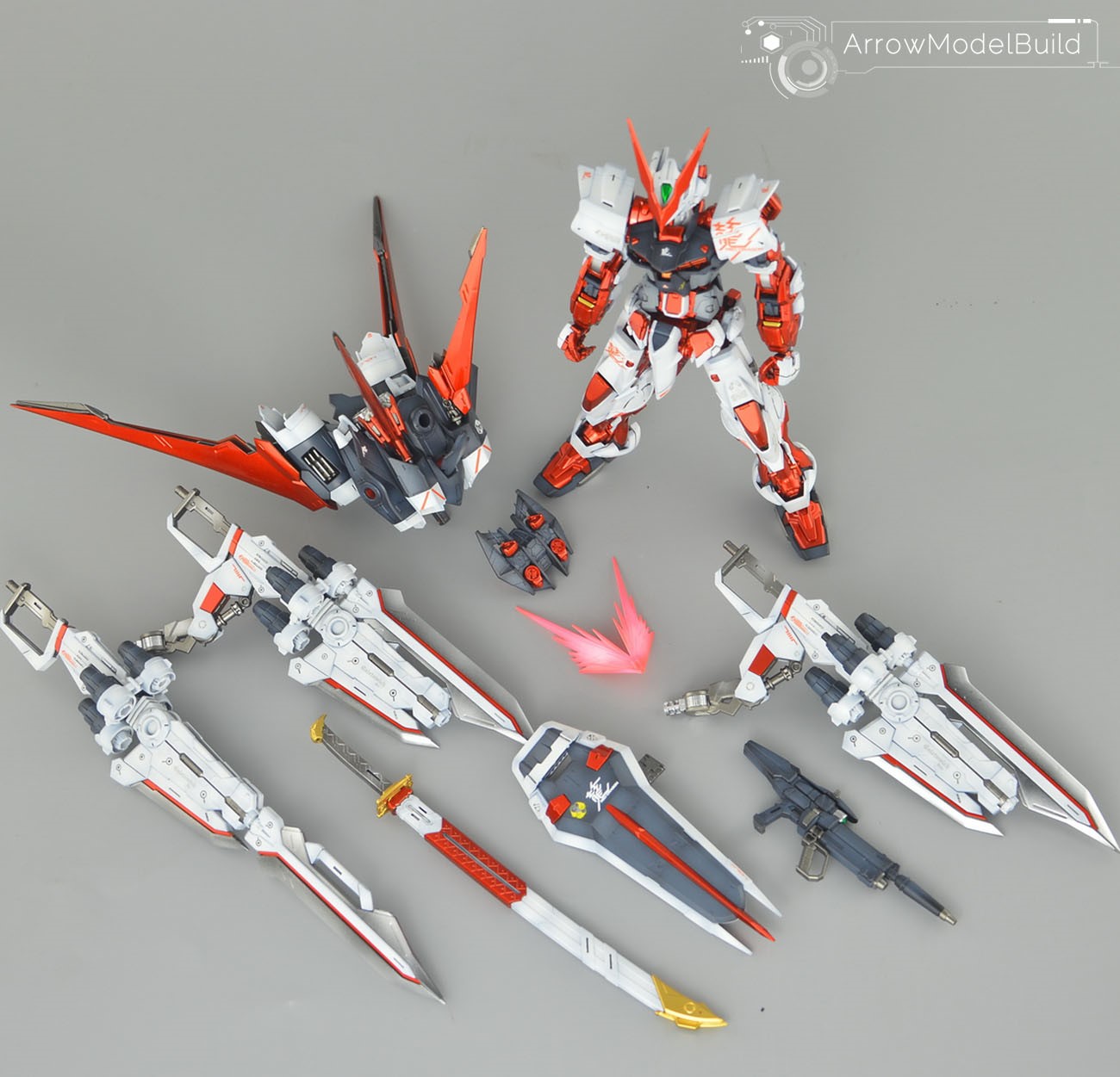 Picture of AeroModelBuild Astray Red Dragon (Metal) Built & Painted MG 1/100 Model Kit