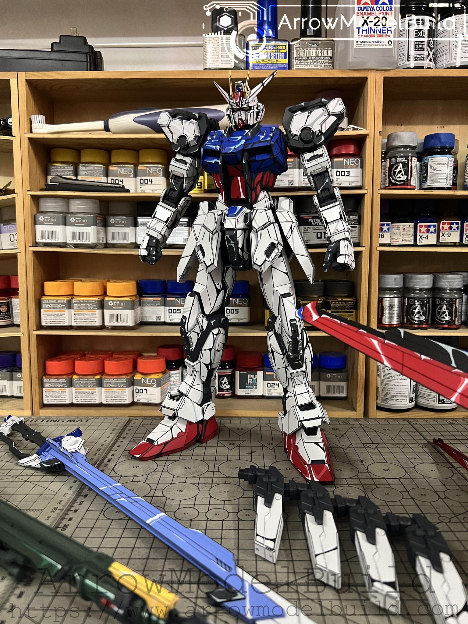 Picture of AeroModelBuild Perfect Strike (Two-Dimensional Painting Version 3.0) Built & Painted PG 1/60 Model Kit