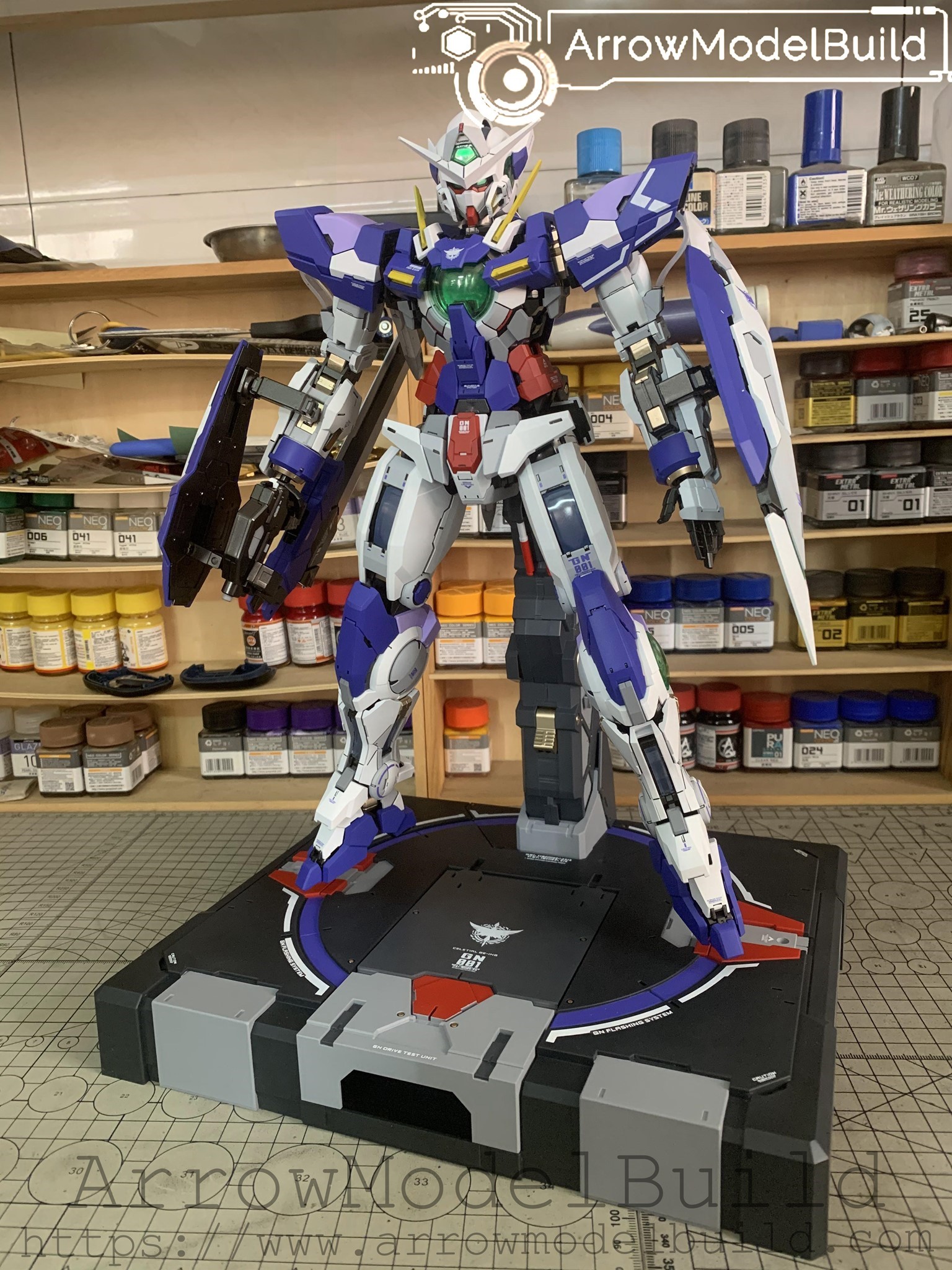 Picture of AeroModelBuild Gundam Exia (Custom Color) Built & Painted PG 1/60 Model Kit