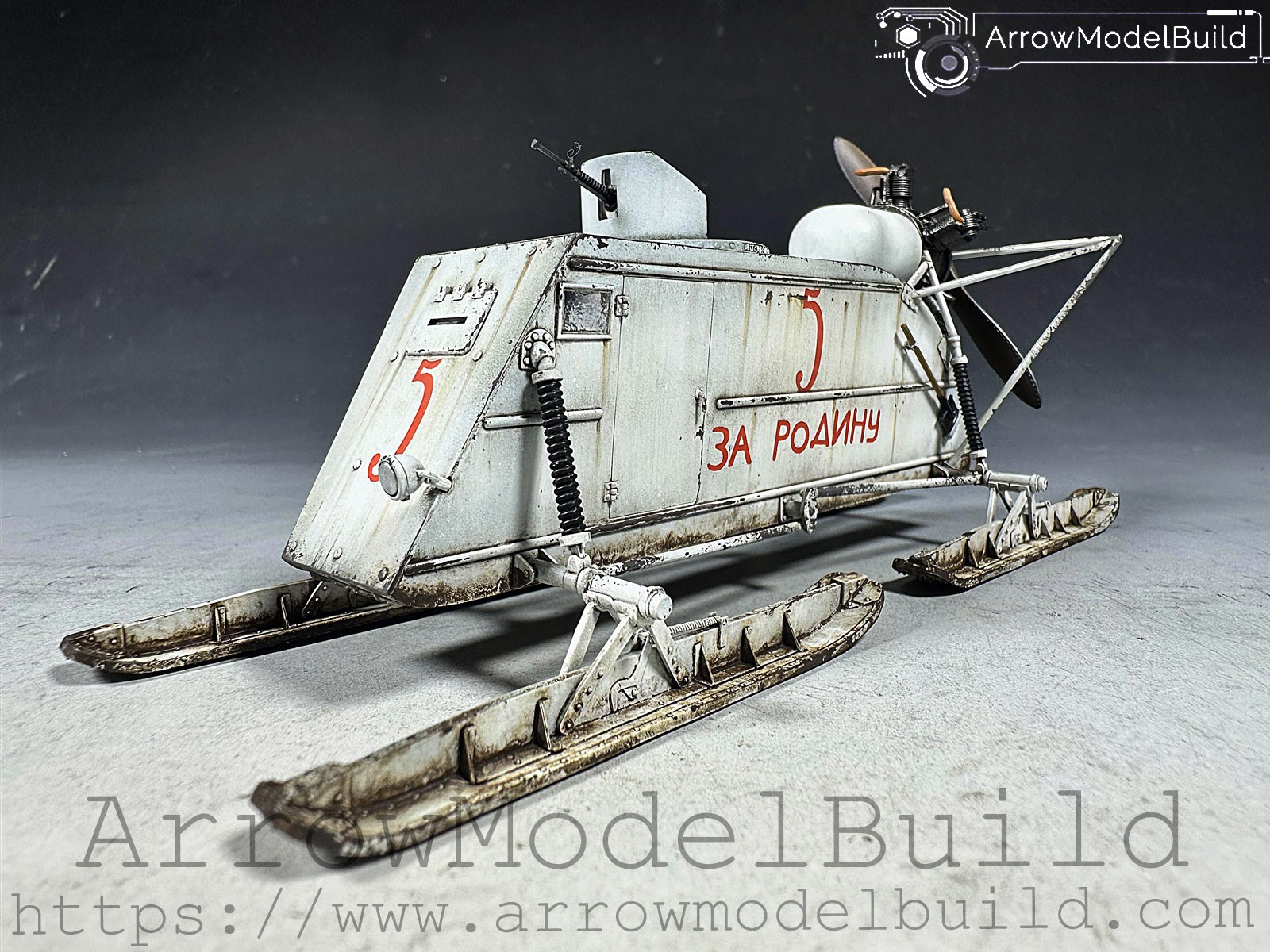 Picture of AeroModelBuild Armoured Aerosan NKL-26 Built & Painted 1/35 Model Kit