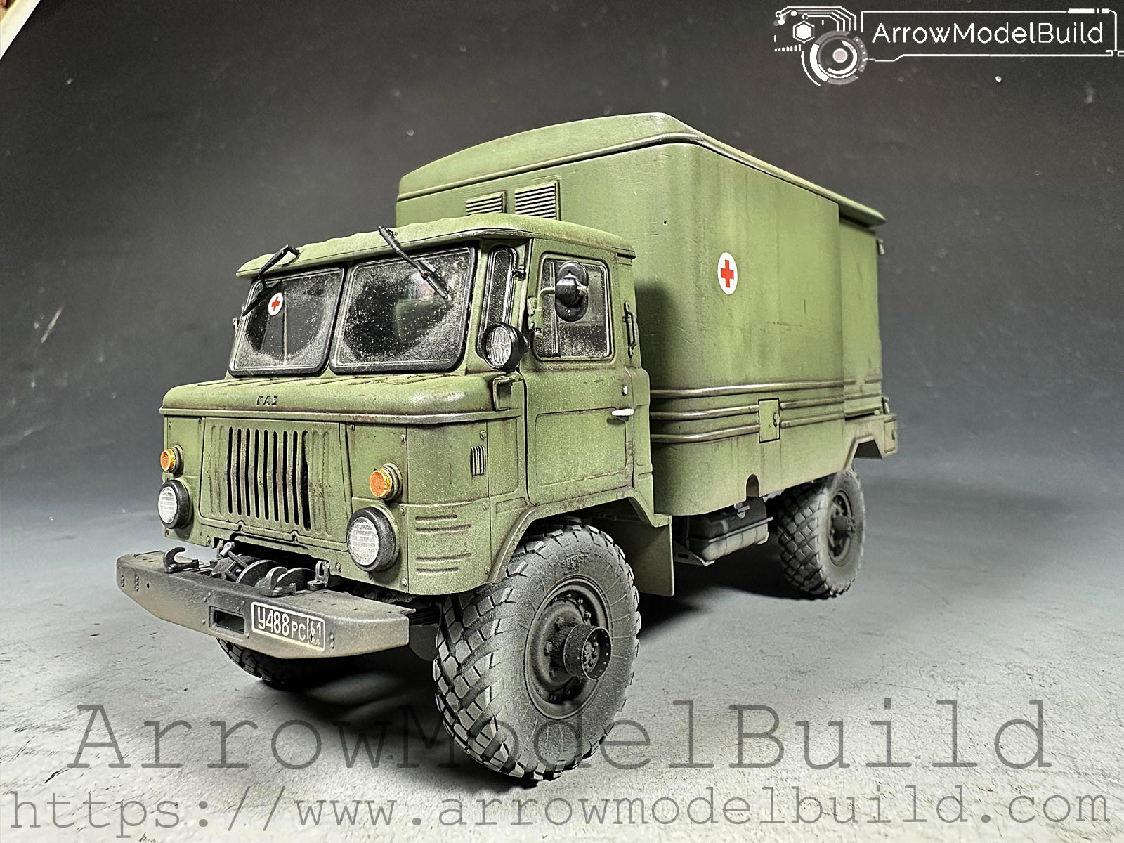 Picture of AeroModelBuild GAZ-66 Transport Vehicle Built & Painted 1/35 Model Kit