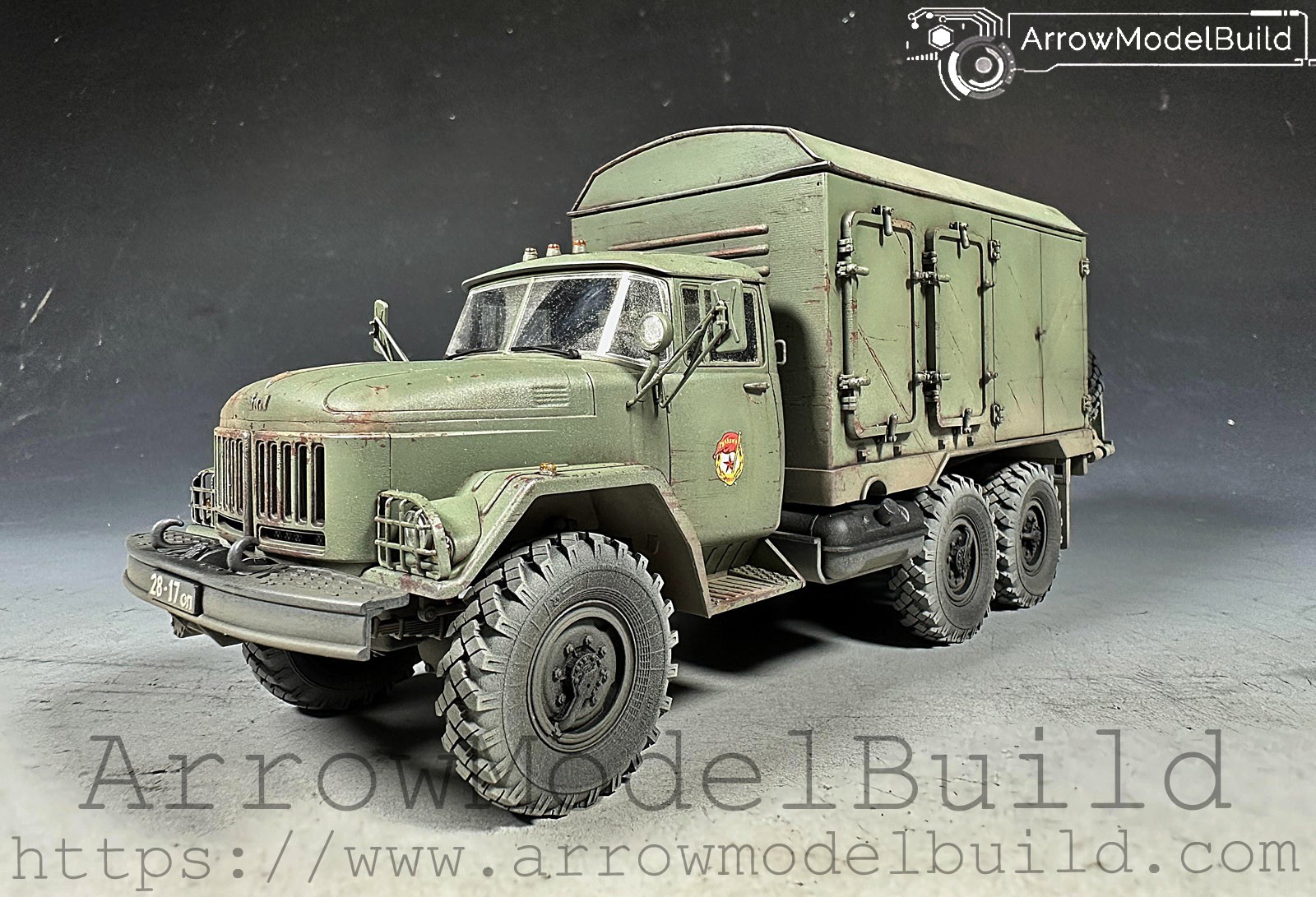 Picture of AeroModelBuild ZIL-131 Transport Truck (2.0) Built & Painted 1/35 Model Kit