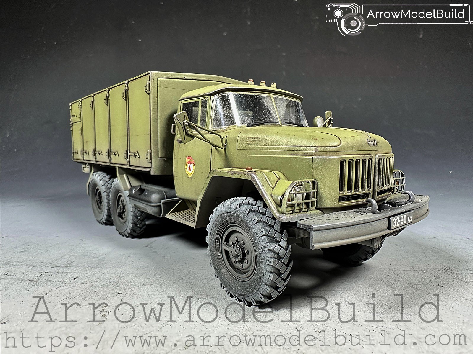 Picture of AeroModelBuild ZIL-131 Transport Truck Built & Painted 1/35 Model Kit