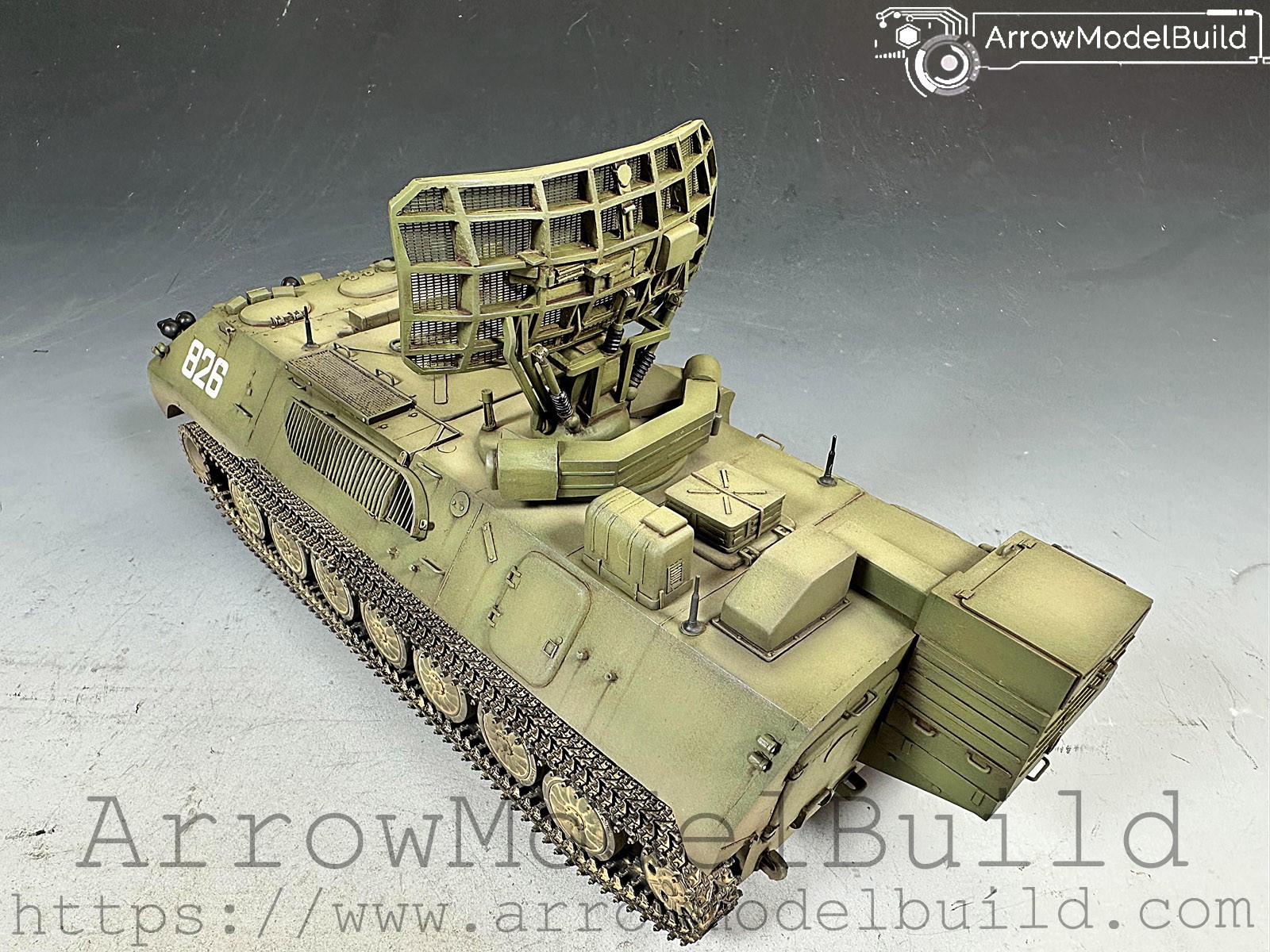 Picture of AeroModelBuild PPUR-1(9S80)OVOD-M-SV Military Tank Built & Painted 1/35 Model Kit